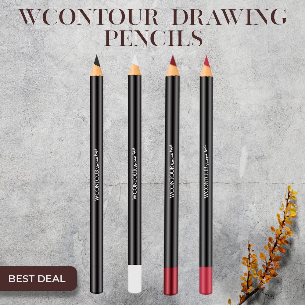 WContour Drawing Pencils - 4pcs